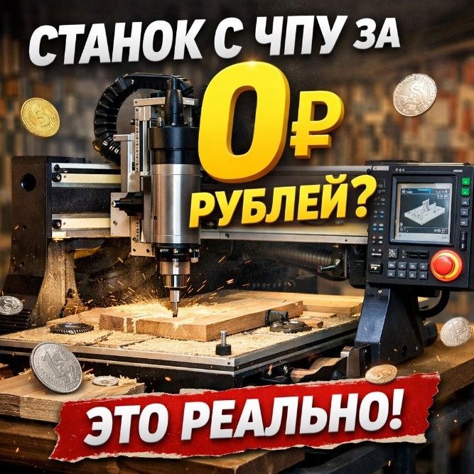 ЧПУ станок за 0 ₽? Да, это реально — и государство само вам его оплатит!