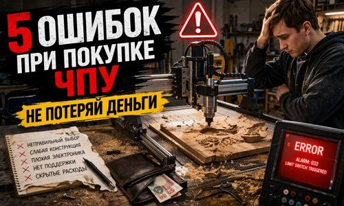 5 ошибок при покупке ЧПУ станка — почему новички теряют деньги и бросают