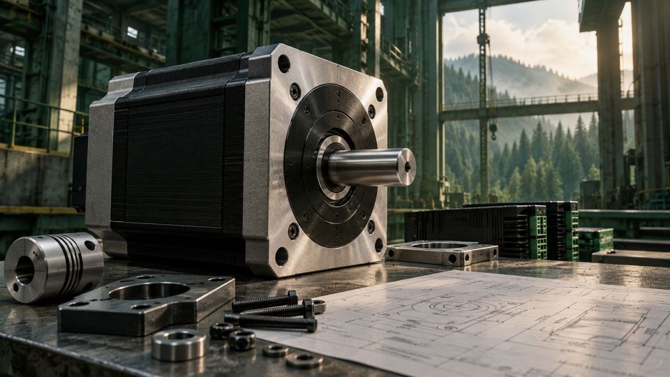 Шаговые двигатели NEMA 42 (110 мм): параметры выбора и совместимость