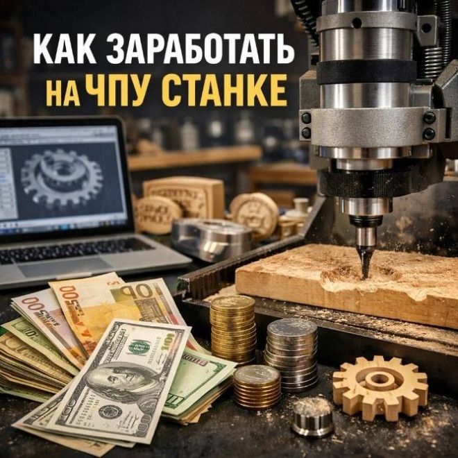 Как заработать на ЧПУ станках? Вот 10 проверенных способов заработка, от простых к более сложным.