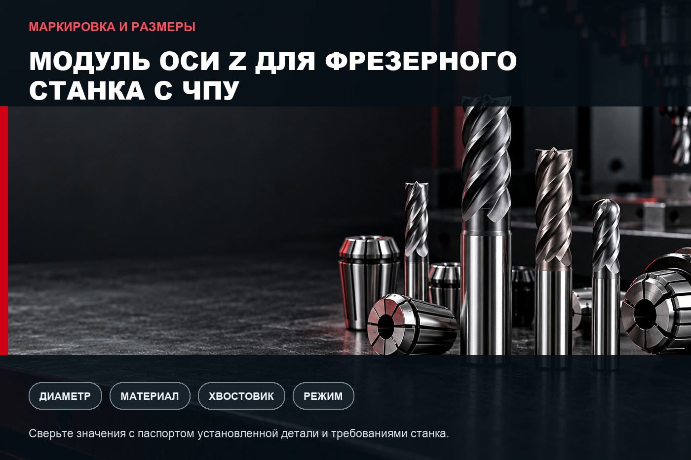 Маркировка и размеры: Как выбрать модуль оси Z для фрезерного станка с ЧПУ