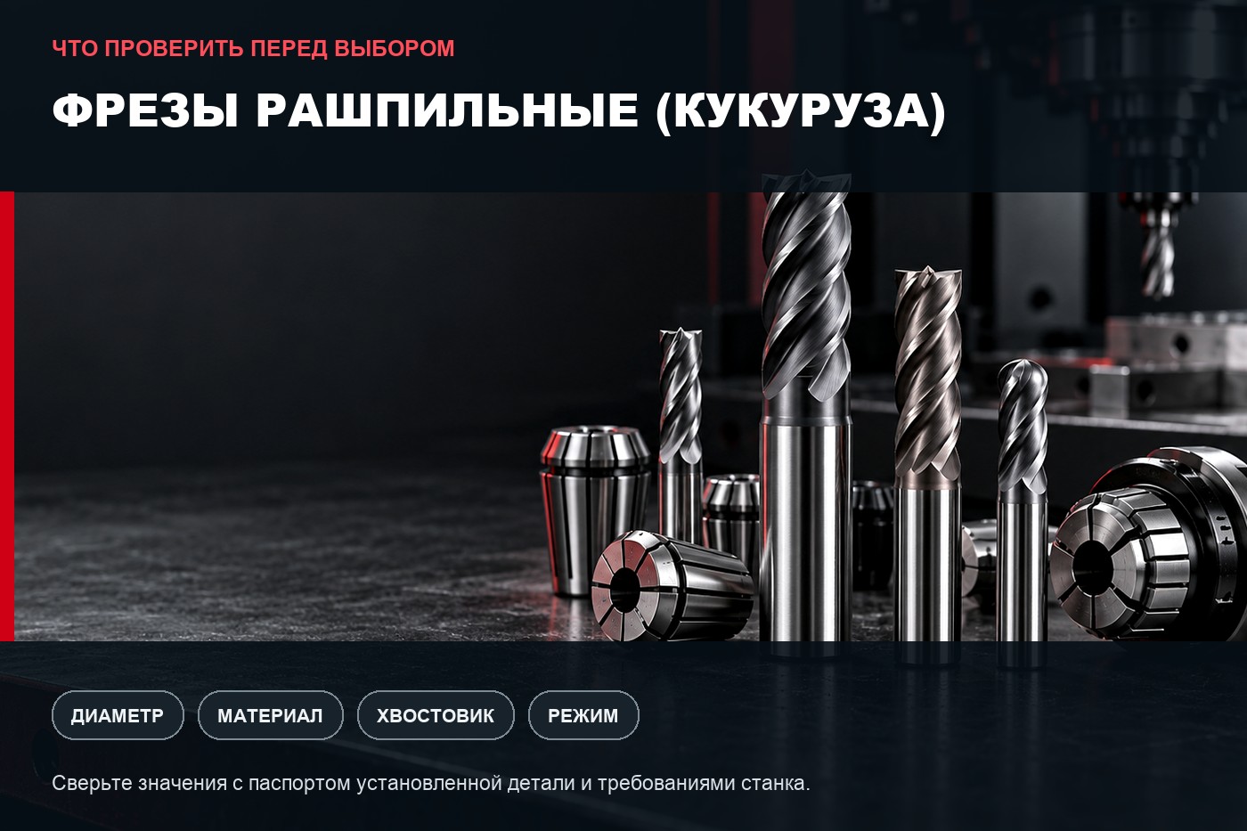 Что проверить перед выбором: Фрезы рашпильные (кукуруза): параметры выбора и совместимость