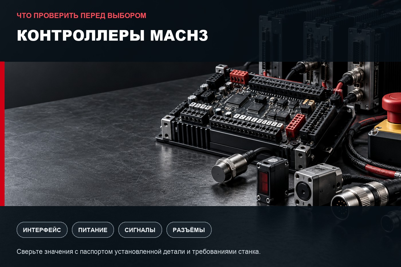 Что проверить перед выбором: Контроллеры Mach3: параметры выбора и совместимость