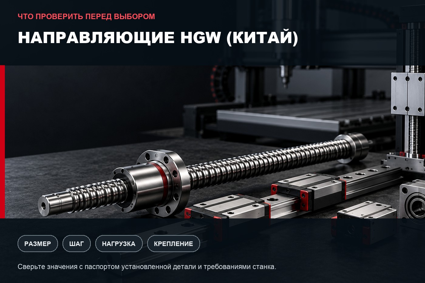 Что проверить перед выбором: Направляющие HGW (Китай): параметры выбора и совместимость