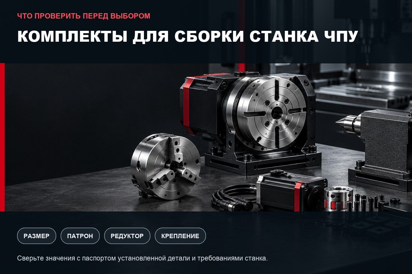 Что проверить перед выбором: Комплекты для сборки станка ЧПУ: параметры выбора и совместимость