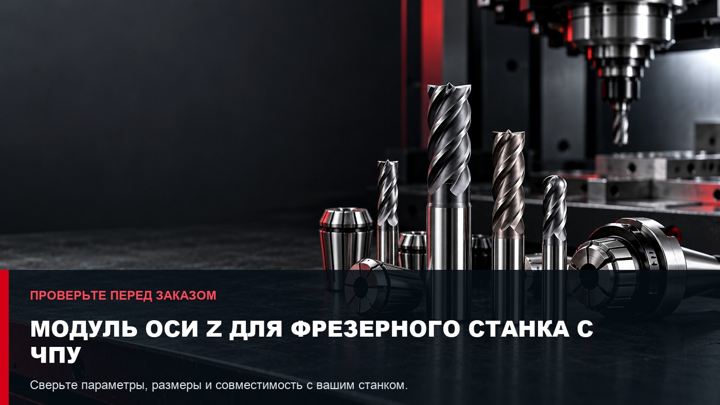 Как выбрать модуль оси Z для фрезерного станка с ЧПУ