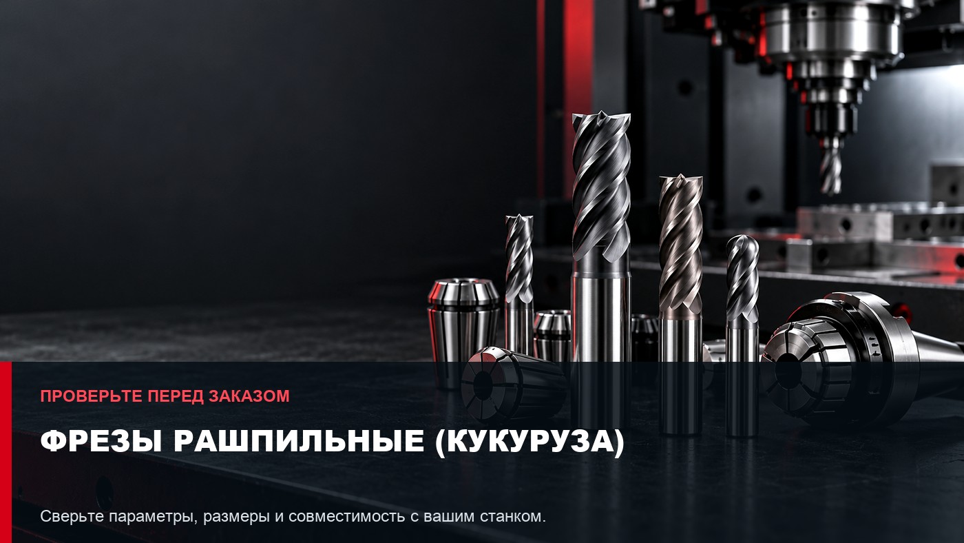 Фрезы рашпильные (кукуруза): параметры выбора и совместимость