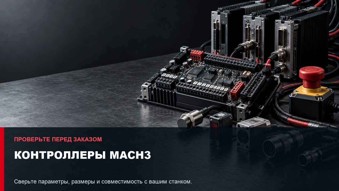 Контроллеры Mach3: параметры выбора и совместимость