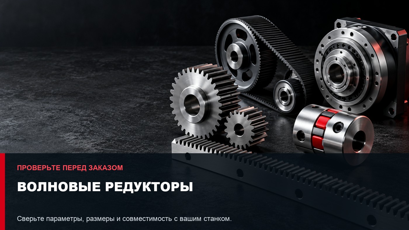 Волновые редукторы: параметры выбора и совместимость
