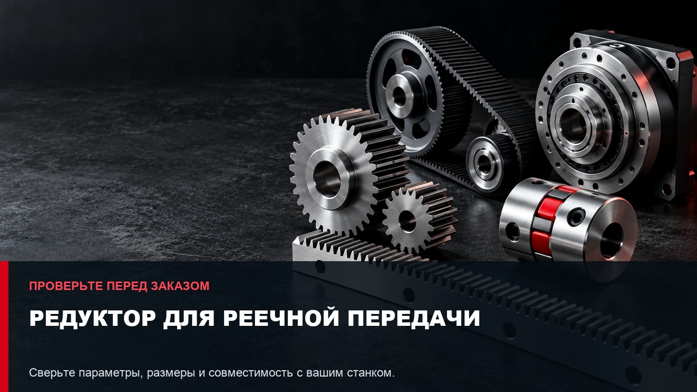 Редуктор для реечной передачи: параметры выбора и совместимость