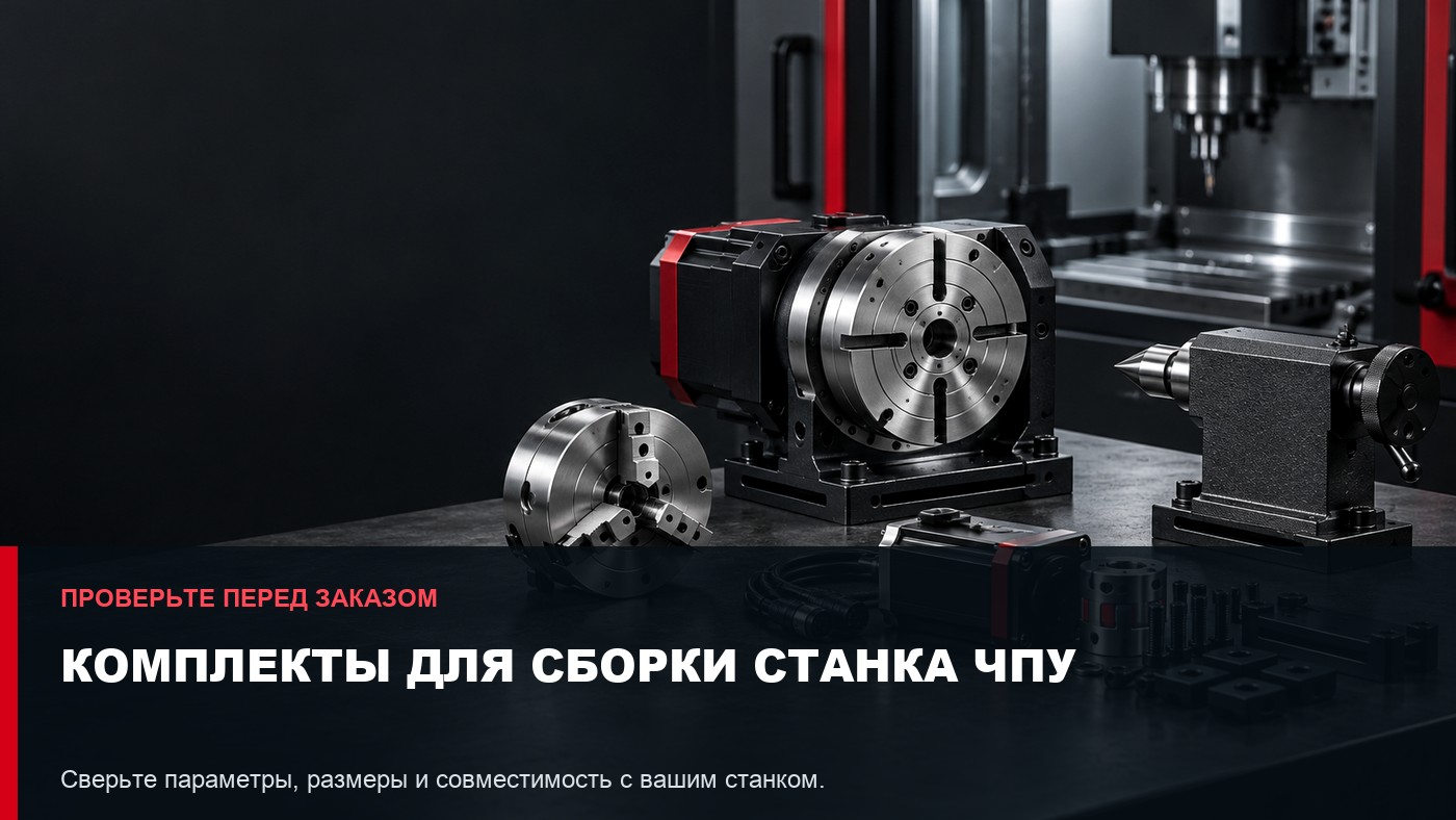 Комплекты для сборки станка ЧПУ: параметры выбора и совместимость
