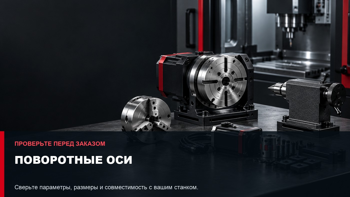 Поворотные оси: параметры выбора и совместимость