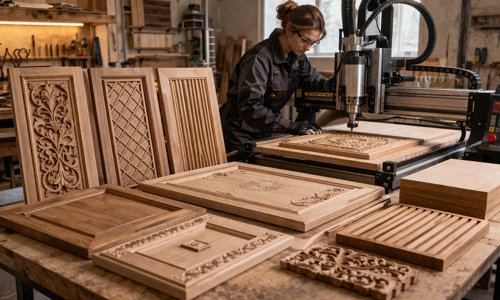 Работа ЧПУ станка по дереву — процесс обработки