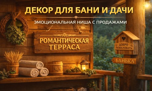 Декор для бани и дачи из дерева