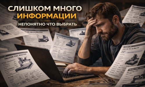 Перегруз информацией при выборе ЧПУ станка