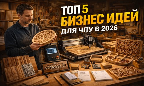 ТОП 5 бизнес идей для ЧПУ в 2026 году
